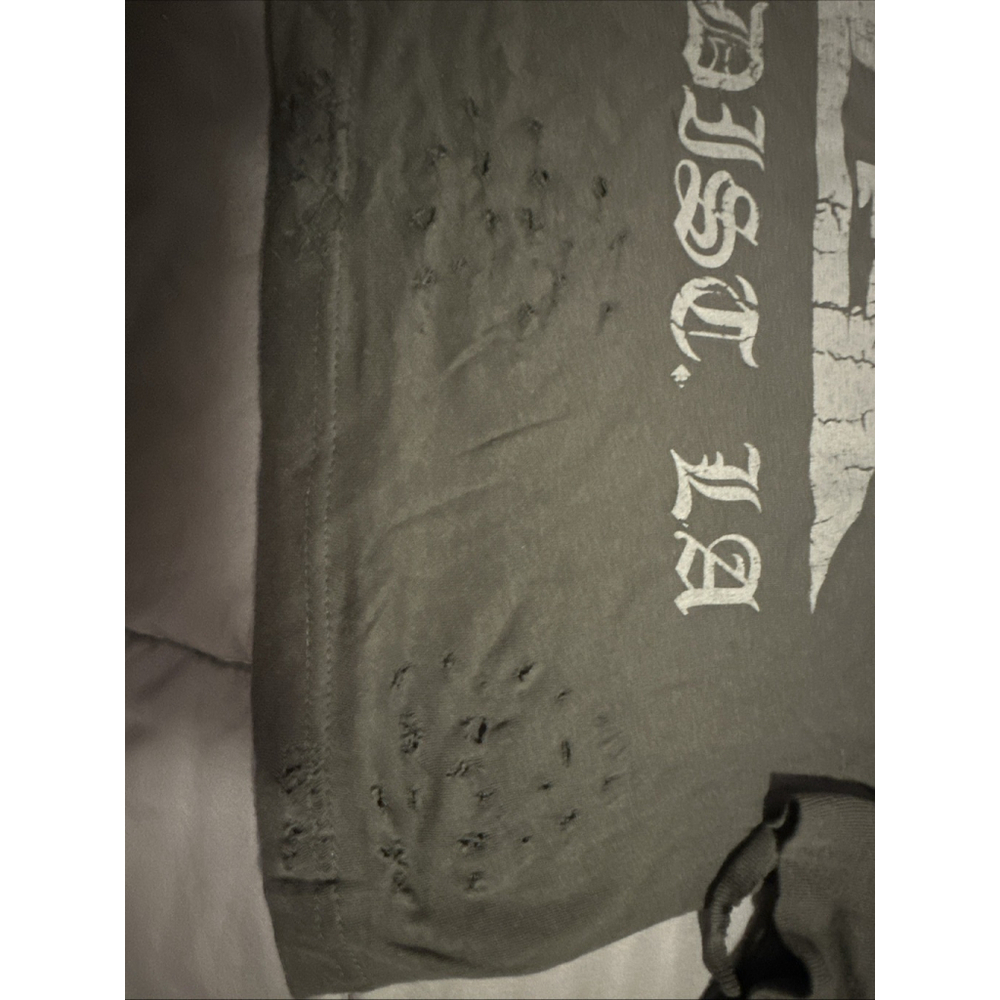 New Rockstar Original Distressed Chopper Style Long Sleeve T-Shirt Size Small - Picture 4 of 6